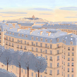 Toits de Paris Jour | Wall coverings / wallpapers | ISIDORE LEROY