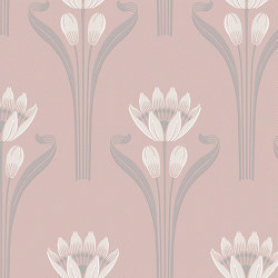 Tulipes Rose | Wall coverings / wallpapers | ISIDORE LEROY