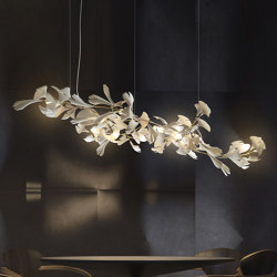 Lighting Sculpture Gingko_73 | Suspensions | Andreea Braescu Art Studio