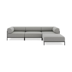 Noah 3-Sitzer Sofa mit Chaise breit