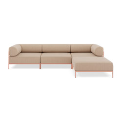 Noah 3-Seater Sofa with Chaise wide | Canapés | Noah Living