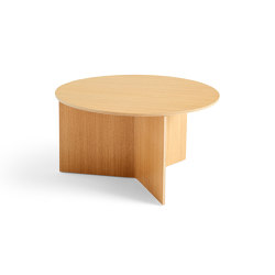 Slit Table Wood | Tabletop round | HAY