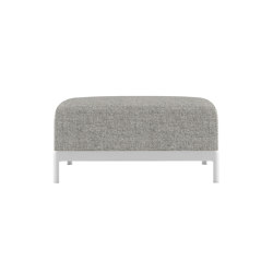 AluZen soft outdoor pouf 80x95 / P70 | Modular seating elements | Alias