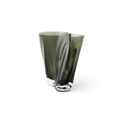 Aer Vase, 19 | Smoke Glass | Dining-table accessories | MENU