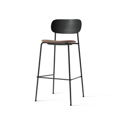 Co Bar Chair, Black Steel | Black Oak / Reflect 0344 | Taburetes de bar | Audo Copenhagen