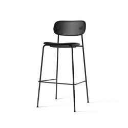 Co Bar Chair, Black Steel | Dakar 0842 | Bar stools | Audo Copenhagen