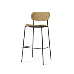 Co Bar Chair, Black Steel | MENU Bouclé 06 | Bar stools | Audo Copenhagen