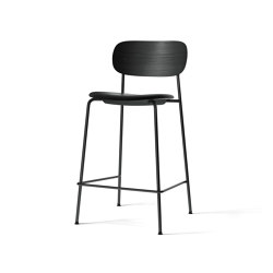 Co Counter Chair, Black Steel | Black Oak, Dakar 0842 | Seating | Audo Copenhagen
