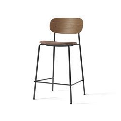 Co Counter Chair, Black Steel | Dark Stained Oak / Reflect 0344 | Counter stools | Audo Copenhagen