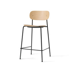 Co Counter Chair, Black Steel | Natural Oak |  | Audo Copenhagen