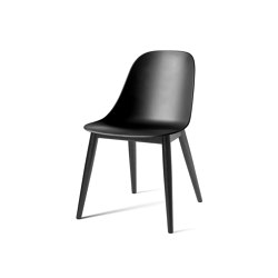 Harbour Side Dining Chair | Black Oak, Black Plastic |  | Audo Copenhagen