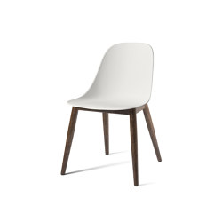 Harbour Side Dining Chair | Dark Stained Oak, Light Grey Plastic | Stühle | Audo Copenhagen