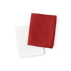 Papilio Tea Towel, 40 X 64 | Burnt Sienna / White, 2-pack |  | MENU