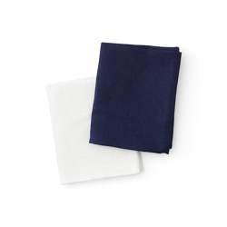 Papilio Tea Towel, 40 X 64 | Indigo / White, 2-pack | Accessoires de table | Audo Copenhagen
