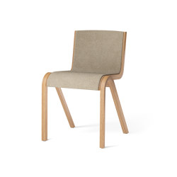 Ready Dining Chair, Front Upholstered | Natural Oak / Audo Bouclé 02 | Stühle | Audo Copenhagen