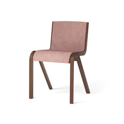 Ready Dining Chair, Front Upholstered | Red Stained Oak / Canvas 356 | Chairs | MENU