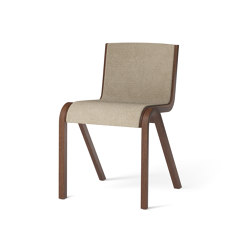 Ready Dining Chair, Front Upholstered | Red Stained Oak / MENU Bouclé 02 | Chairs | Audo Copenhagen