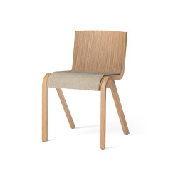 Ready Dining Chair, Seat Upholstered | Natural Oak / MENU Bouclé 02 | Chaises | Audo Copenhagen