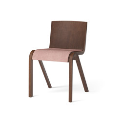 Ready Dining Chair, Seat Upholstered | Red Stained Oak / Canvas 356 | Chairs | MENU