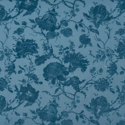 ARTEMIS Cut-Velvet - Cerulean | Drapery fabrics | House of Hackney
