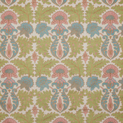 EMANIA Cotton Linen - Tourmaline | Tissus de décoration | House of Hackney