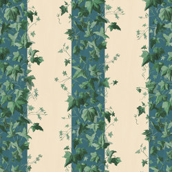HEDERA STRIPE Wallpaper - Teal | Wall coverings / wallpapers | House of Hackney