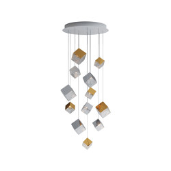 PYRITE chandelier 12 pcs | Suspended lights | Bomma