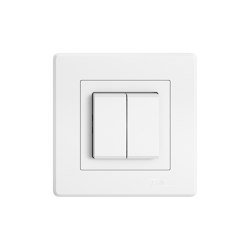 Switches, push buttons and sockets | Wireless pushbutton for Philips Hue, EnOcean and Bluetooth | Funk-Schalter | Feller