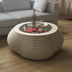 coffee table | Ciottolo White | Tabletop free form | form.bar