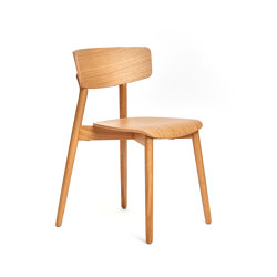 Marlon Stacking Chair, Oak natural | Chairs | AXEL VEIT