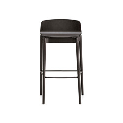 Rama Wood stool low back | Bar stools | Kristalia