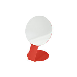 Feys Table Mirror | Poppy Red | Mirrors | Noo.ma