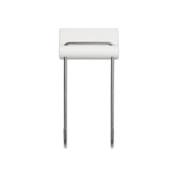 Louis | Over-the-door hook 20, pure white RAL 9010 | Single hooks | Magazin®