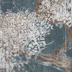 Breathing texture | Mighty tree_white | Wall coverings / wallpapers | Walls beyond