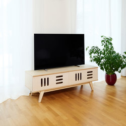 TV-stand HUH with sliding doors | TV & Audio Furniture | Radis Furniture