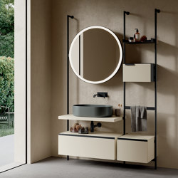 Over - Composizione a 2 moduli | Mensole bagno | NIC Design