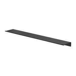 Leev | Bathroom shelf 80 cm Black | Bath shelves | Geesa