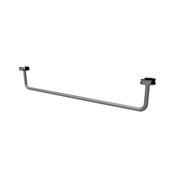 Leev | Towel rail 40 cm Brushed stainless steel | Towel rails | Geesa