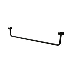 Leev | Towel rail 40 cm Black | Towel rails | Geesa