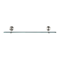 Opal Brushed stainless steel | Bathroom shelf 60 cm Brushed stainless steel