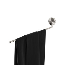 Opal Brushed stainless steel | Towel rail with 1 arm Brushed stainless steel | Towel rails | Geesa