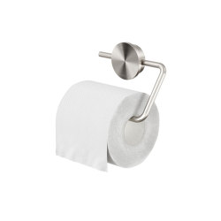 Opal Brushed stainless steel | Toilet roll holder without cover Brushed stainless steel | Bathroom accessories | Geesa