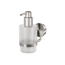 Opal Brushed stainless steel | Soap dispenser 200 ml Brushed stainless steel | Soap dispensers | Geesa
