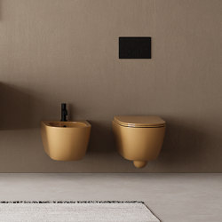 Pin - rimless wall-hung toilet