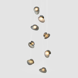 Pebble Chandelier 8 | Suspended lights | ANDlight