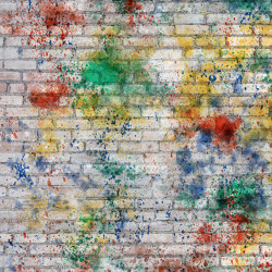 RESOPAL Materials | London Brick Graffiti | Wall laminates | Resopal
