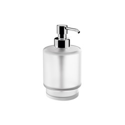 Mito Satined glass soap dispenser with pump in finishing, for art. A2010N | Soap dispensers | Inda