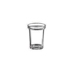 Gealuna Tumbler in extra clear transparent glass for art.  A1010N | Toothbrush holders | Inda