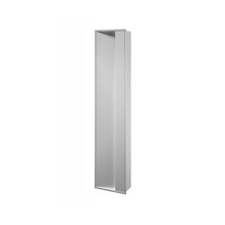 My secret Recessed modul with glass shelves, pivot door with internal mirror | Bathroom furniture | Inda
