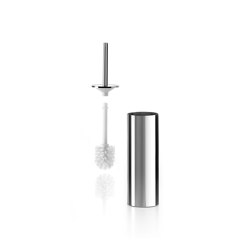 Hotellerie Wall-mounted / free-standing toilet brush holder | Bathroom accessories | Inda